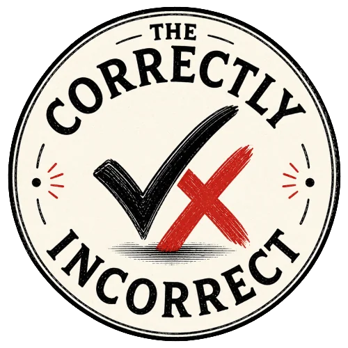 The Correctly Incorrect logo